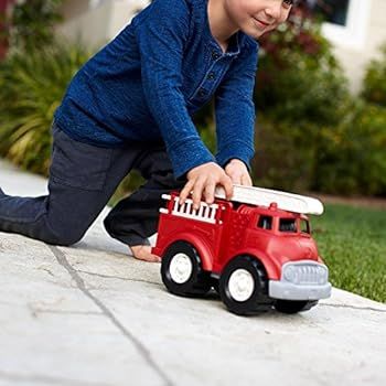 Green Toys Fire Truck - BPA Free, Phthalates Free Imaginative Play Toy for Improving Fine Motor, ... | Amazon (US)