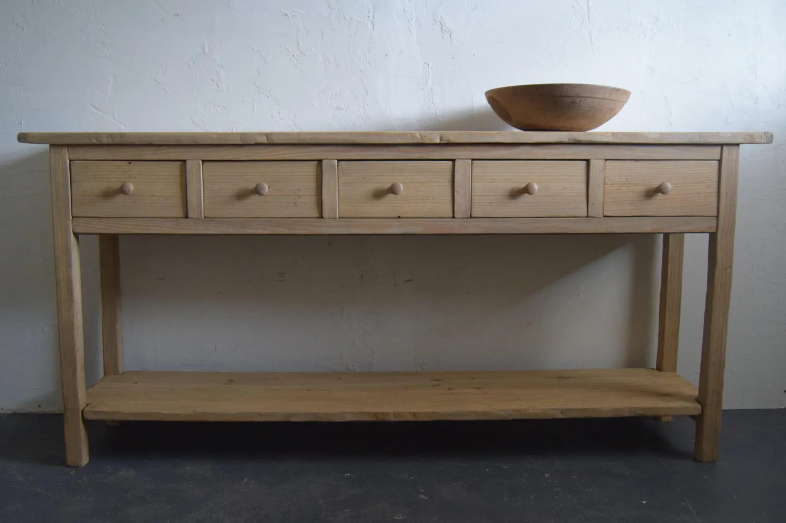 Large Table With Shelf and Drawers 72 L - Etsy | Etsy (US)