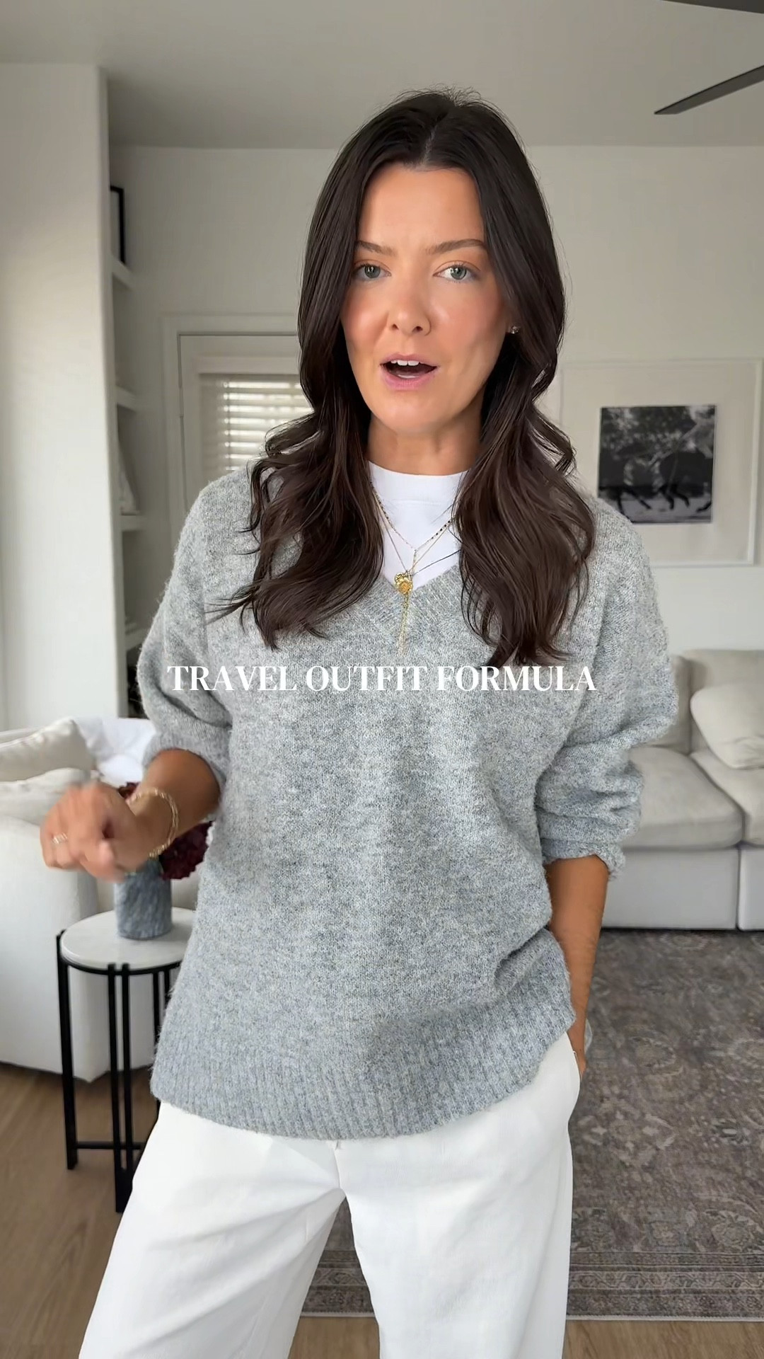 I’m 5’7” wearing small in the pants, XS in the sweater, small in the tshirt 

#LTKootd