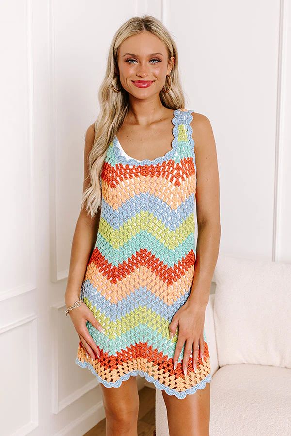 Vacation Vibes Crochet Mini Dress • Impressions Online Boutique | Impressions Online Boutique
