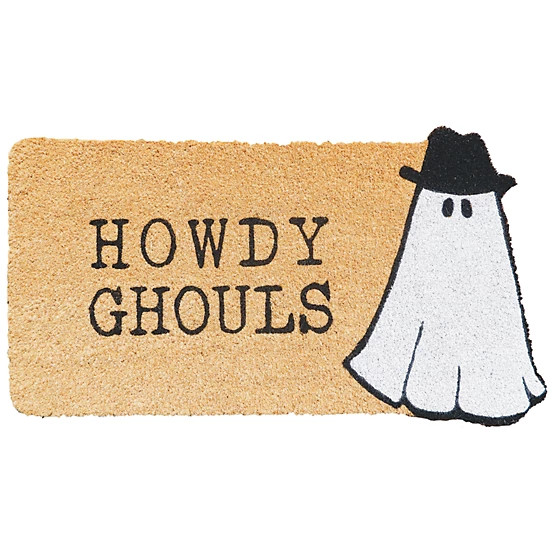 New!Red Shed  Howdy Ghouls Coir Halloween Doormat, 32 in. x 18 in. | Tractor Supply
