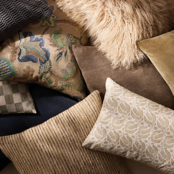 Stone Washed Velvet Square Pillow Cover | Arhaus