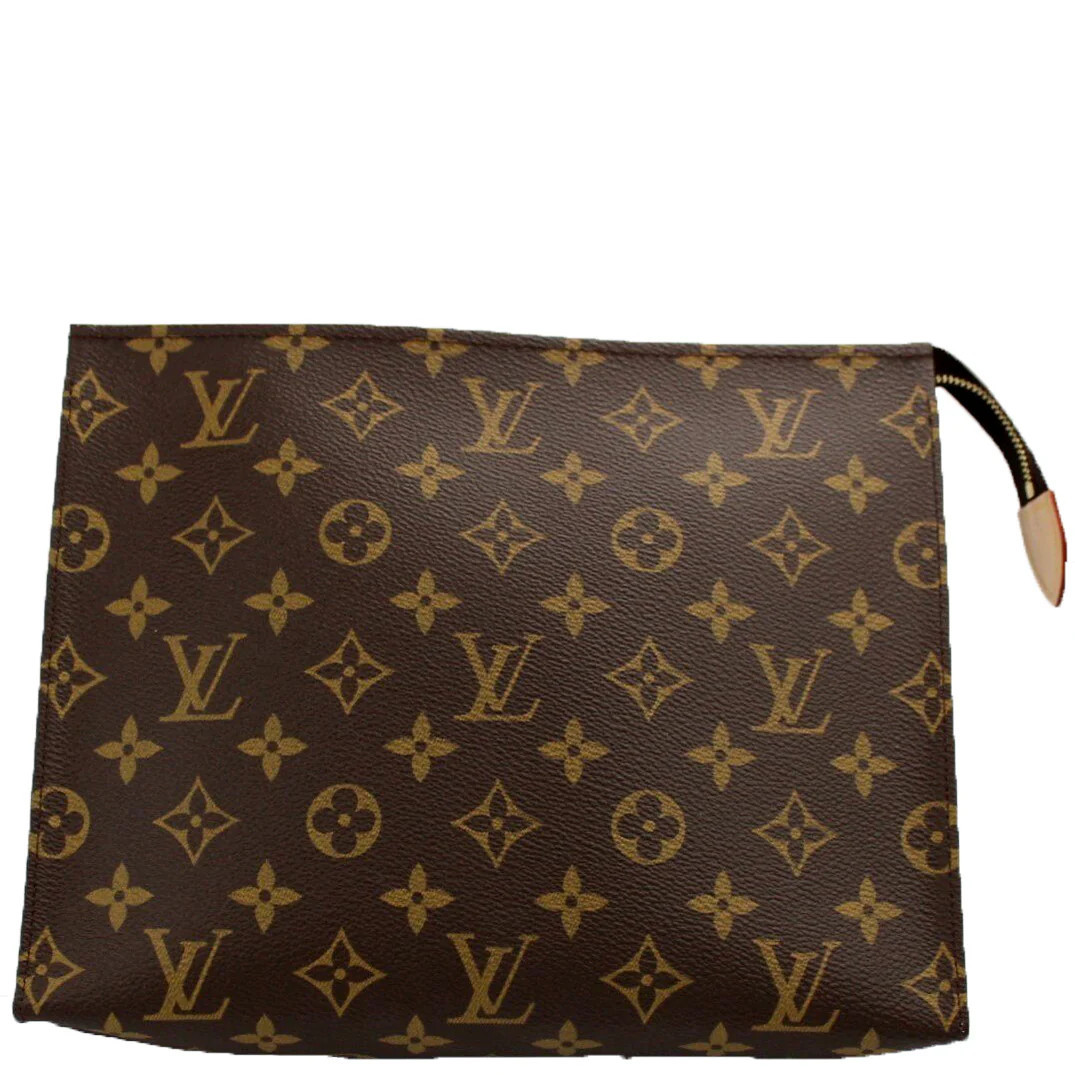 Toiletry Pouch 26 Monogram (PL) | Keeks Designer Handbags