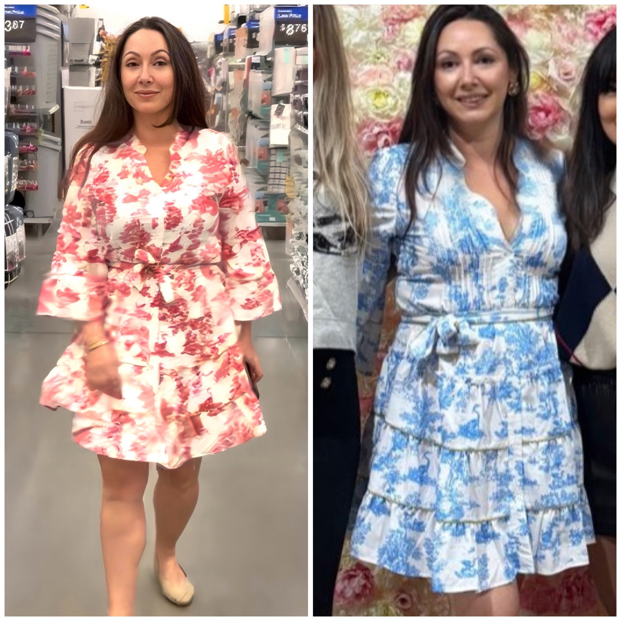 Spring florals but make it flattering, feminine, and easy to wear 🌸

I found two versions of this gorgeous wrap-style dress and honestly I’m obsessed with both. The cinched waist, soft ruffle hem, and lightweight fabric make it one of those pieces that instantly makes you look put together with almost zero effort.

There'd version feels playful and romantic, while the blue gives that classic chic European summer vibe. Perfect for brunch, birthdays, showers, or even a casual date night.

I styled it with simple flats to keep it effortless, but it would also look amazing with wedges or a small heel.

Which one would you pick
Pink or Blue 💗💙

Linked in my LTK.

#ltkstyle #ltkunder100 #springstyle #femininefashion #floraldress #brunchoutfit #effortlessstyle #fashionover30 #everydaystyle


#LTKMidsize