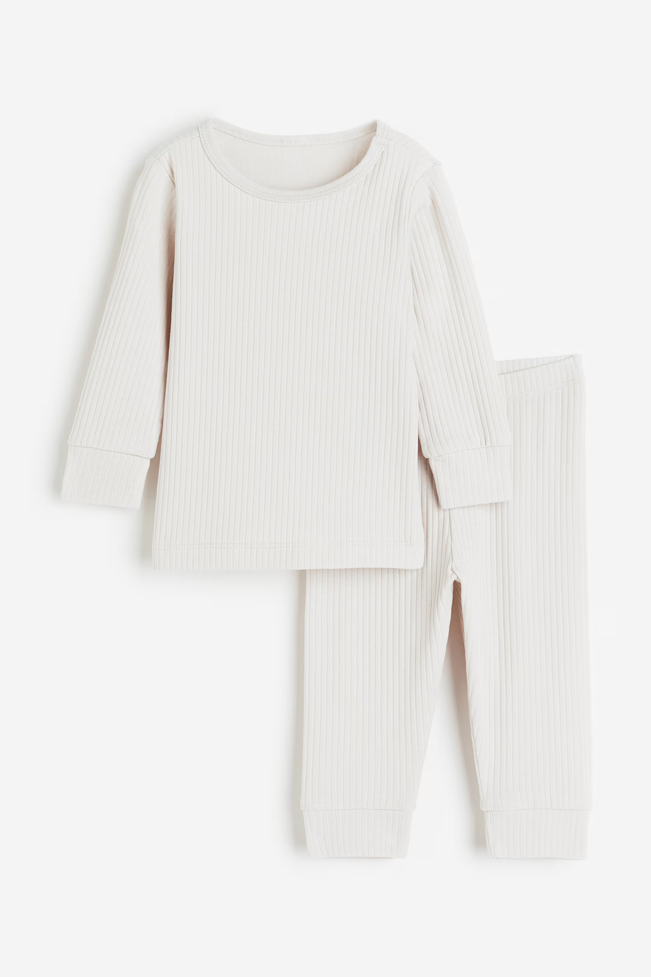 Ribbed Cotton Set - Dark gray - Kids | H&M US | H&M (US + CA)