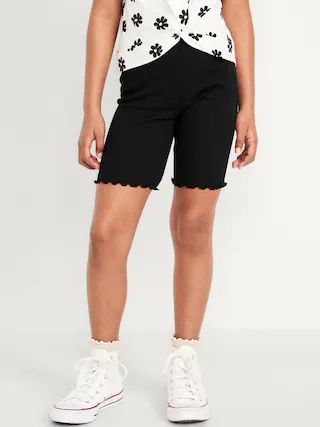 Long Biker Shorts for Girls | Old Navy (US)