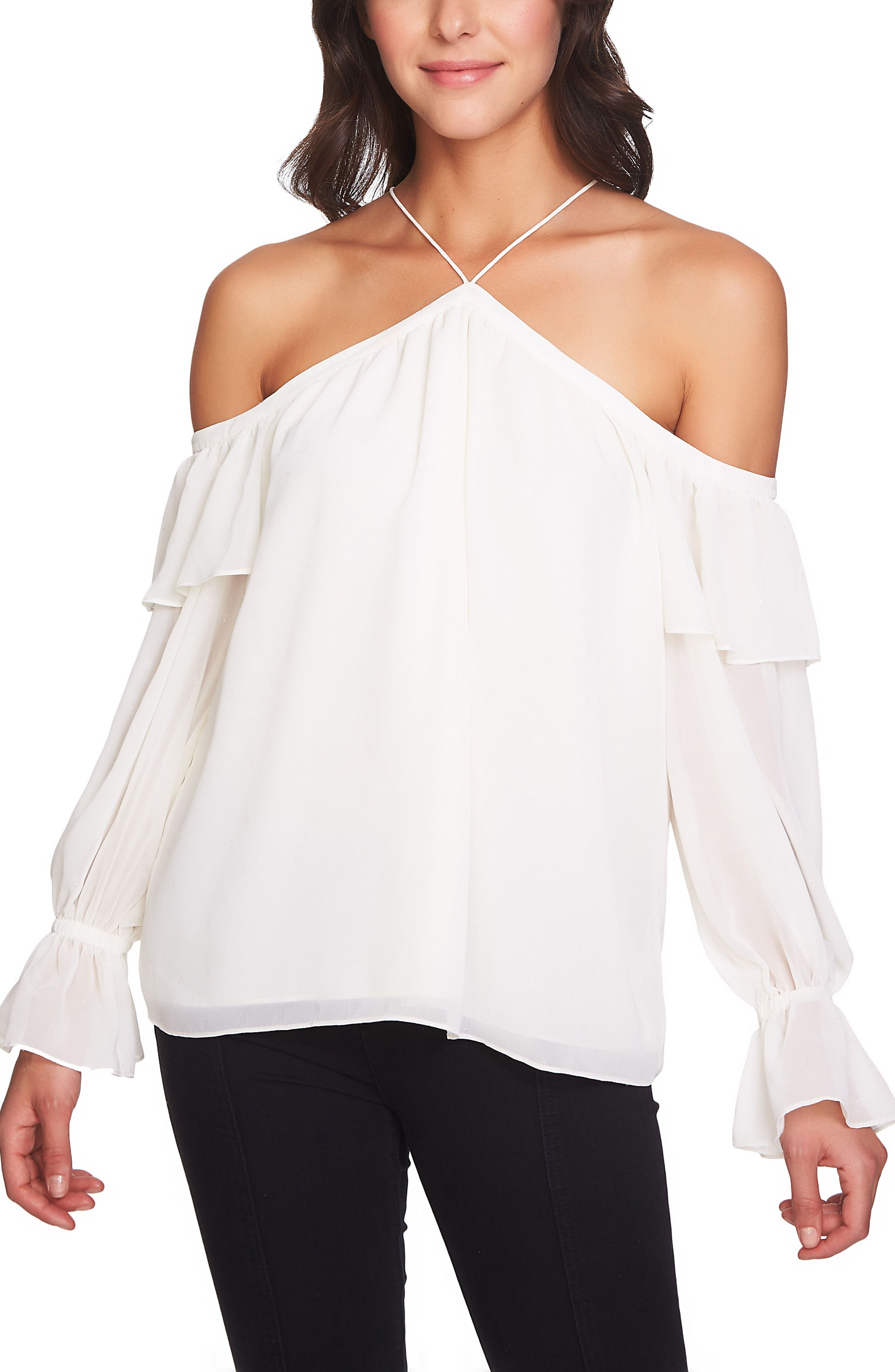 Cold Shoulder Halter Top | Nordstrom