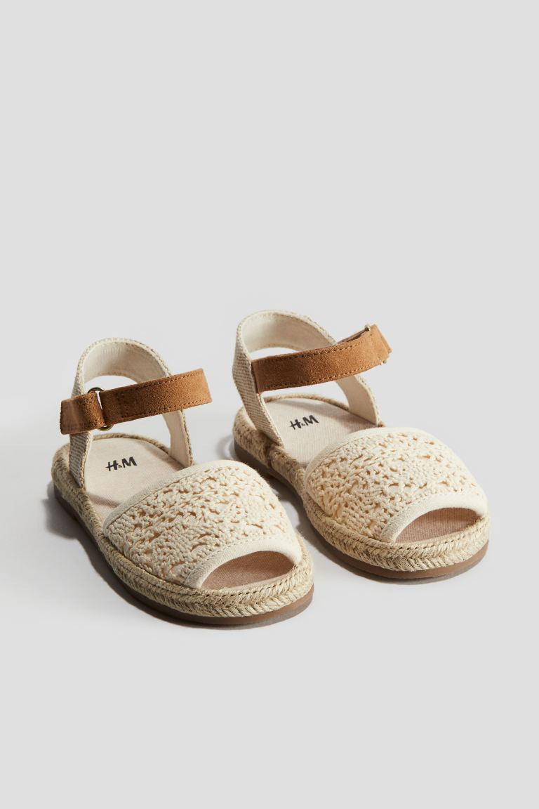 Sandals - Natural white/Brown - Kids | H&M GB | H&M (UK, MY, IN, SG, PH, TW, HK)
