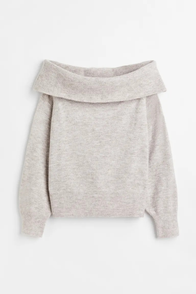 Off-the-shoulder Sweater | H&M (US + CA)
