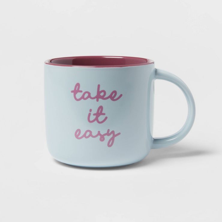15oz Stoneware 'Take It Easy' Mug - Opalhouse™ | Target