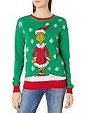 Dr. Seuss Women's Ugly Christmas Sweater, Green, X-Small | Amazon (US)