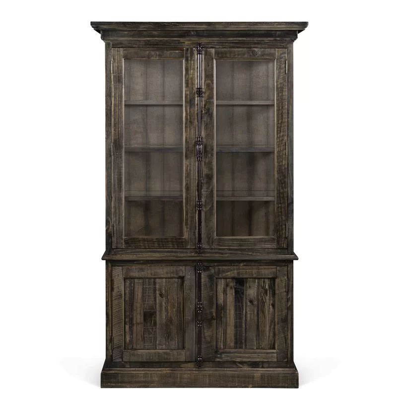 Ellenton 44'' Wide Solid Wood China Cabinet with Lighting | Wayfair North America