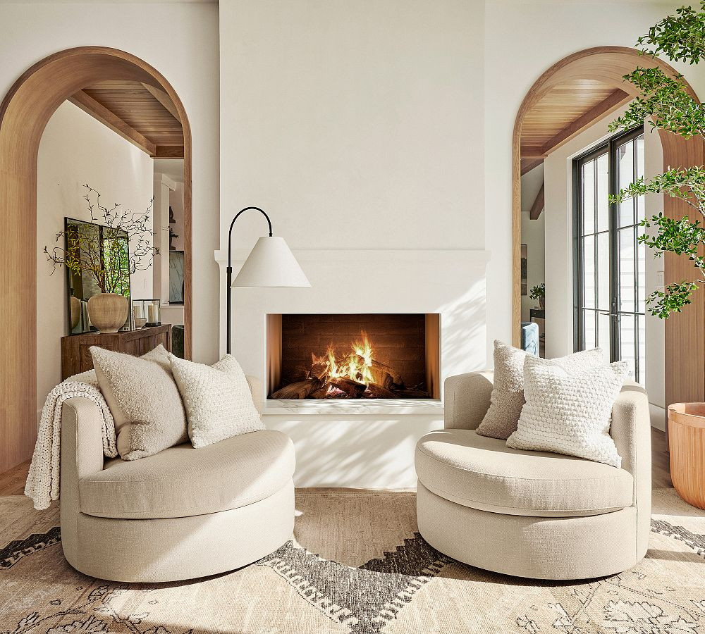 Balboa Swivel Chair | Pottery Barn (US)