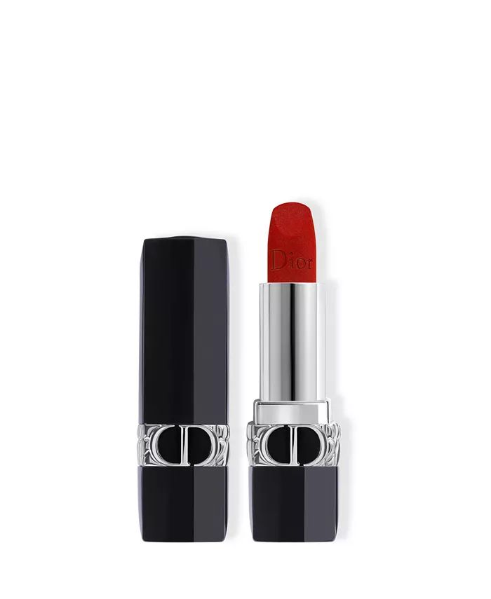 DIOR Rouge Refillable Velvet Lipstick & Reviews - Makeup - Beauty - Macy's | Macys (US)