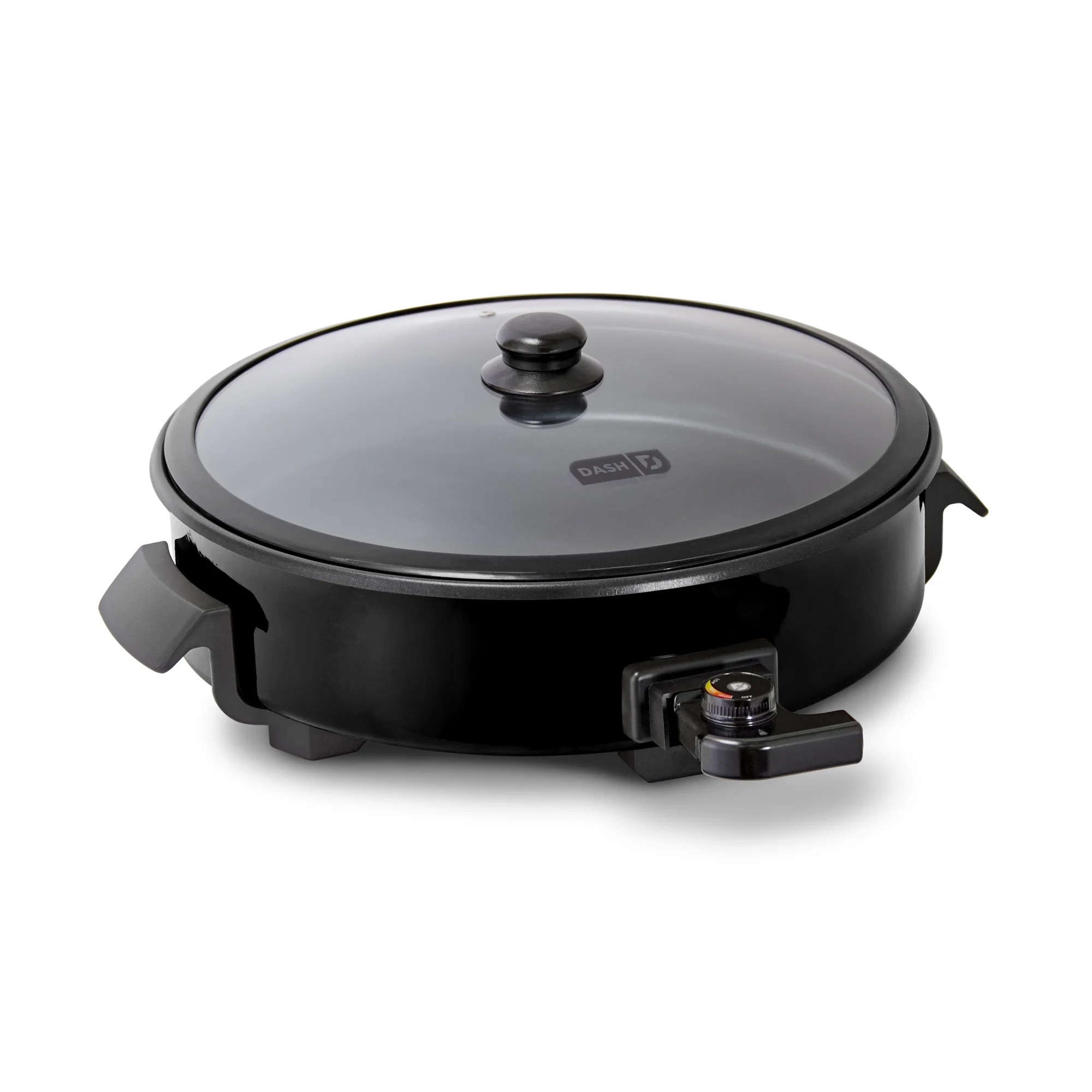 Dash Family Size Skillet, Black, 14 inch, Nonstick, 2.5" Deep, Heat to 450 degrees - Walmart.com | Walmart (US)