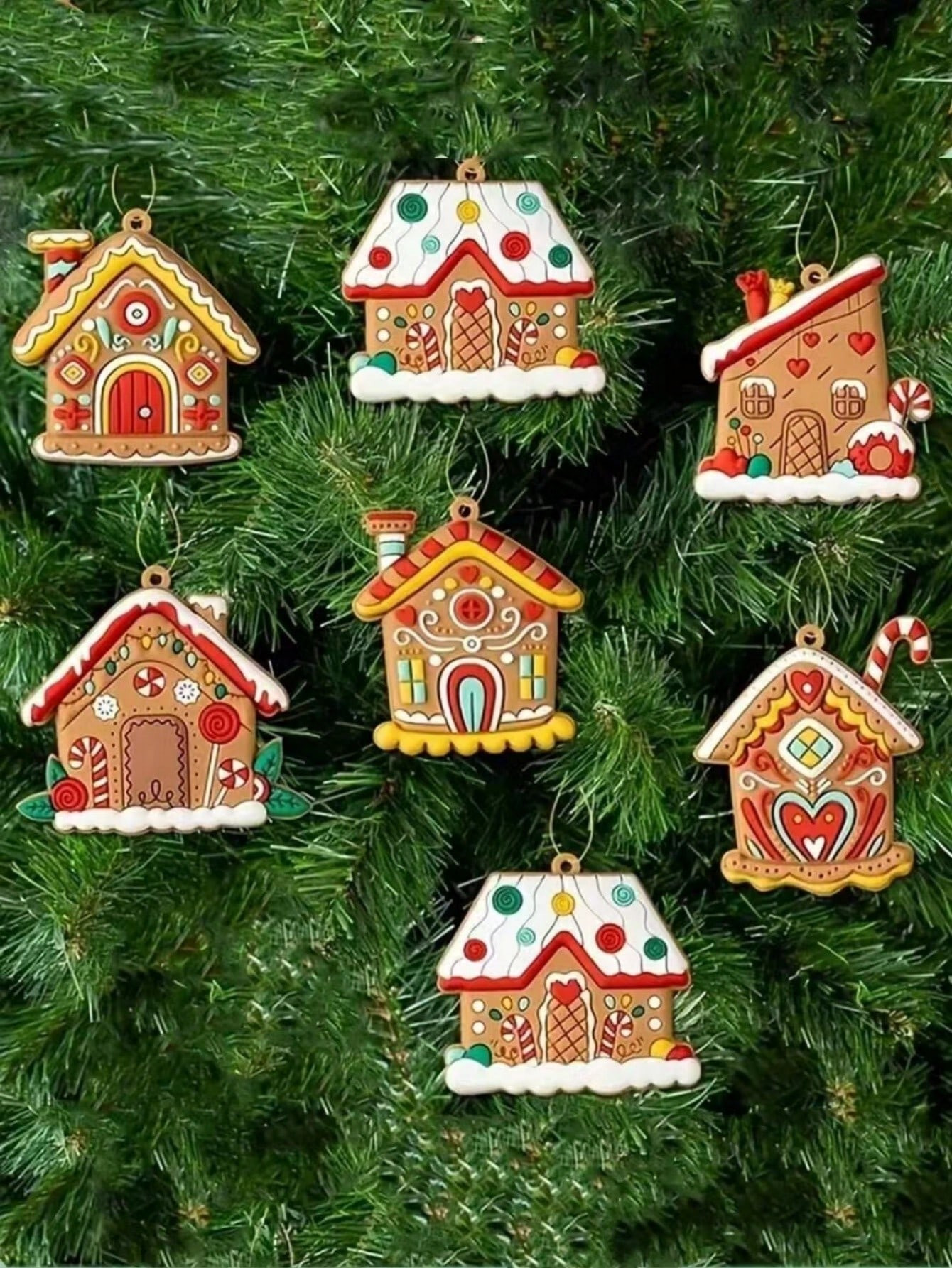 Gingerbread House Ornaments  | SHEIN