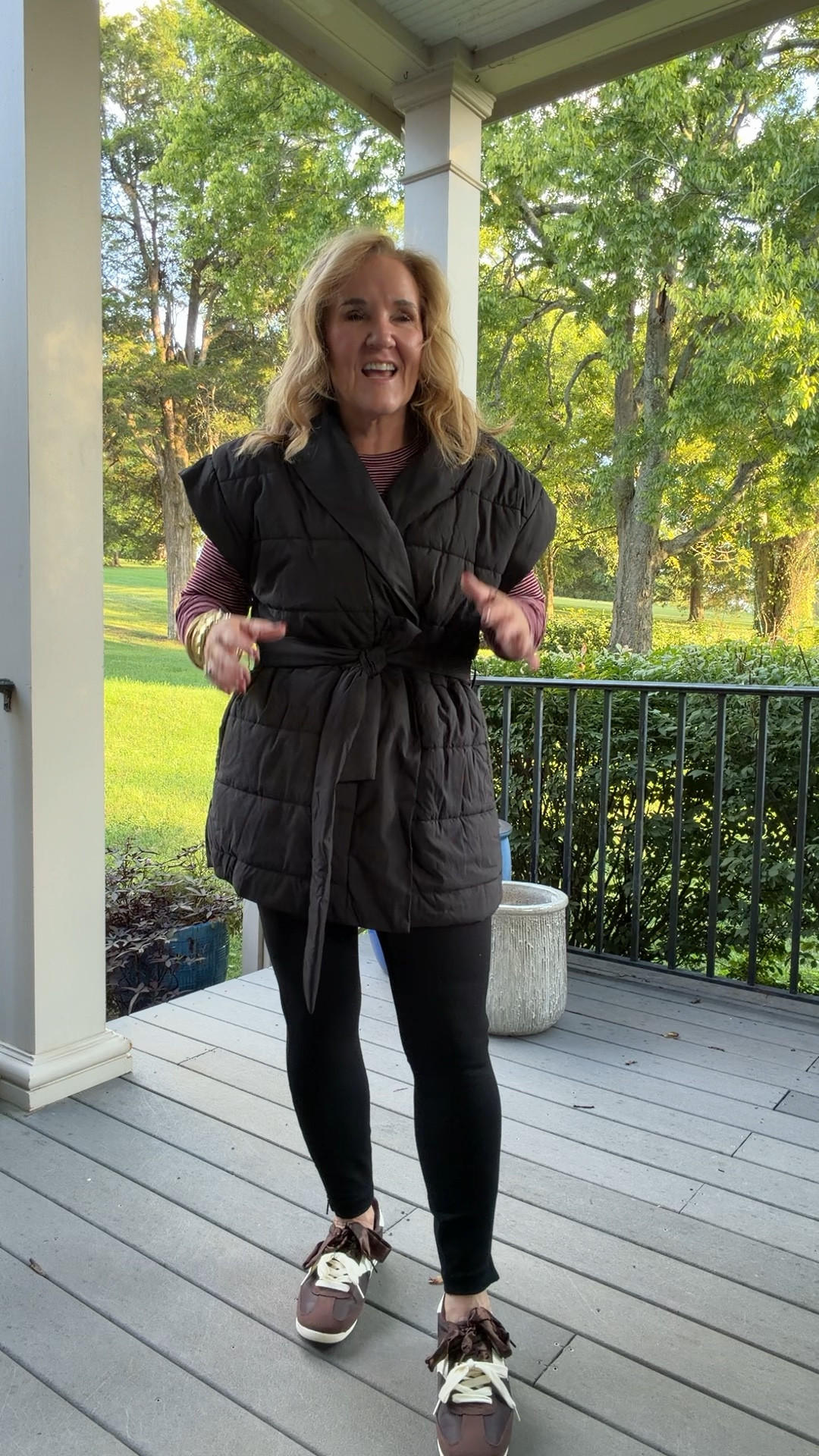 Vici cozy fall layers 35% off with code NANETTESAVE35
Wearing a medium in all 
Madewell barrel jeans size 29 petite 
Spanx leggings size med petite extra 10% off code EXTRA10
Kohls navy tshirt size medium 
Boots size up 1/2 BEAUTIFUL leather 
Green Sneakers will link similar 
Extra 20% off code NANETTE20 on my bracelets 

#LTKOver40 #LTKSaleAlert #LTKFindsUnder100