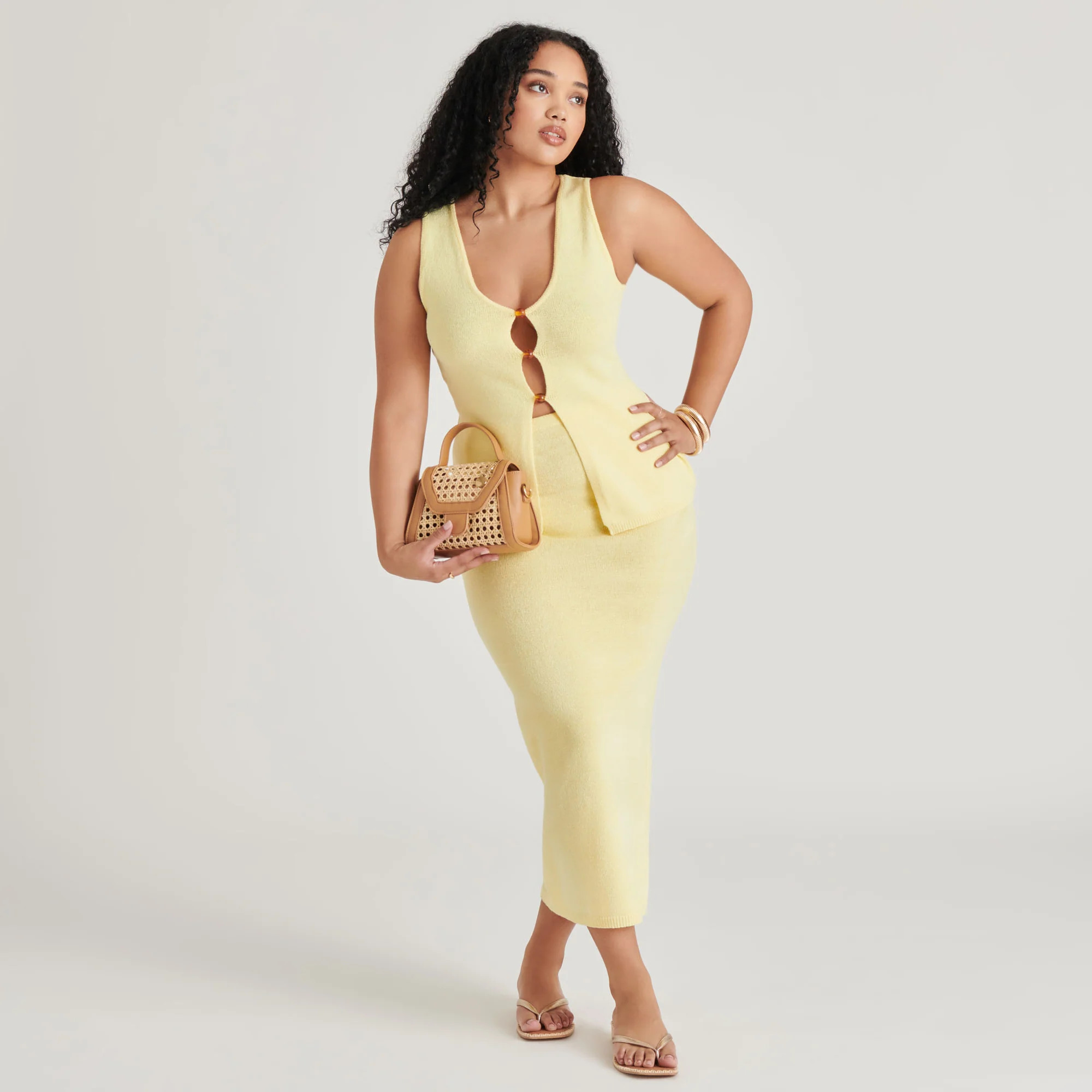 TROPEZ CROSSBODY CAMEL NATURAL CANE | DolceVita.com