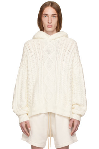 Off-White Cable Hoodie | SSENSE