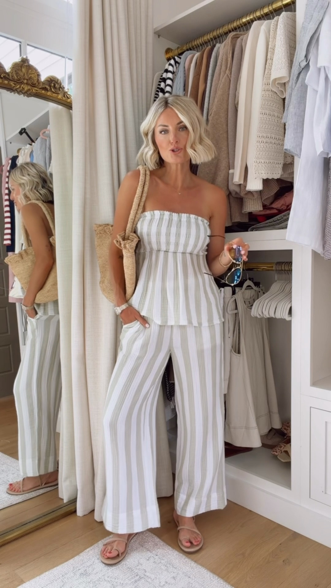 How cute is this striped linen matching set?! 😍 so chic for summer! Wearing XS.

Loverly Grey, Loft, striped linen matching set, summer fashion, summer outfit ideas

#LTKootd #LTKSeasonal