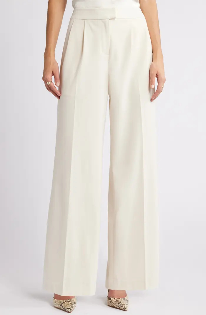 Pleated Wide Leg Pants | Nordstrom