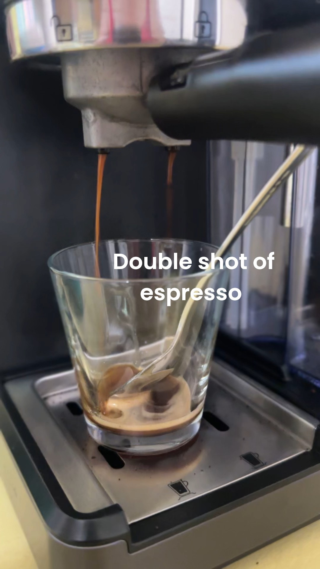 Morning with a double shot of espresso with this amazing coffee machine #espresso #coffee #kitchenn

#LTKParties #LTKHome #LTKFamily