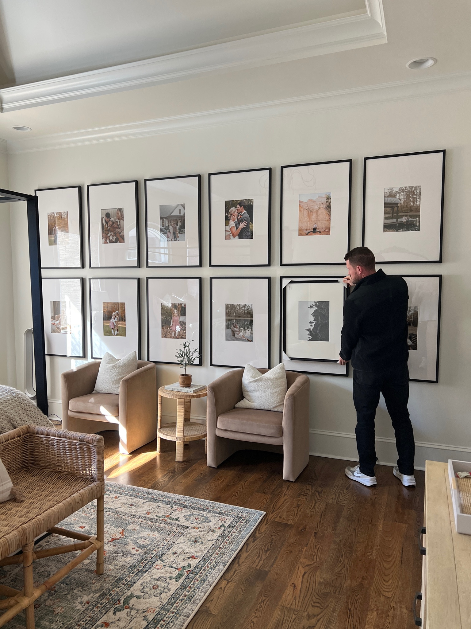 Gallery wall frames! This is the triptych from Framebridge (I ordered 4 sets for 12 frames total) but also found the look for less at target! Nearly identical (just a smidge smaller) for $60. The target frames you’d have to print your own photos but saves a lot of $$$. 

$160 framed with prints vs $60 framed without prints. 🫶🏼 

#LTKFind #LTKunder100 #LTKhome