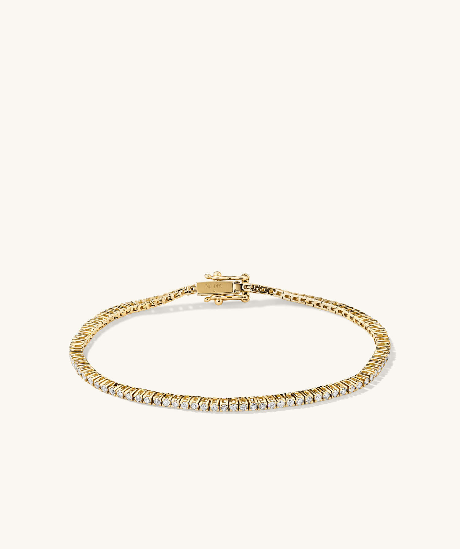 Diamond Tennis Bracelet 1.3mm | Mejuri Fine Crew