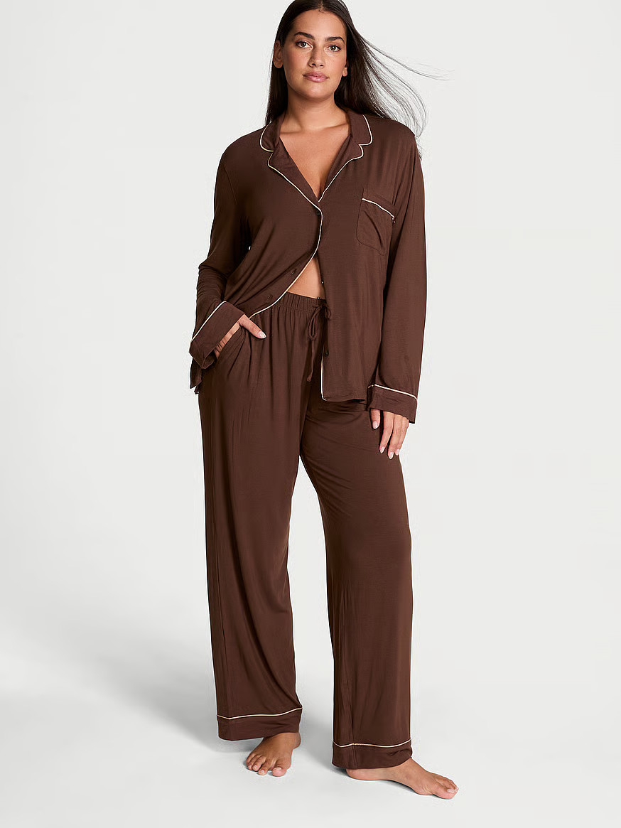 Buy Modal Long Pajama Set - Order Pajamas Sets online 5000007337 - Victoria's Secret US | Victoria's Secret (US / CA )