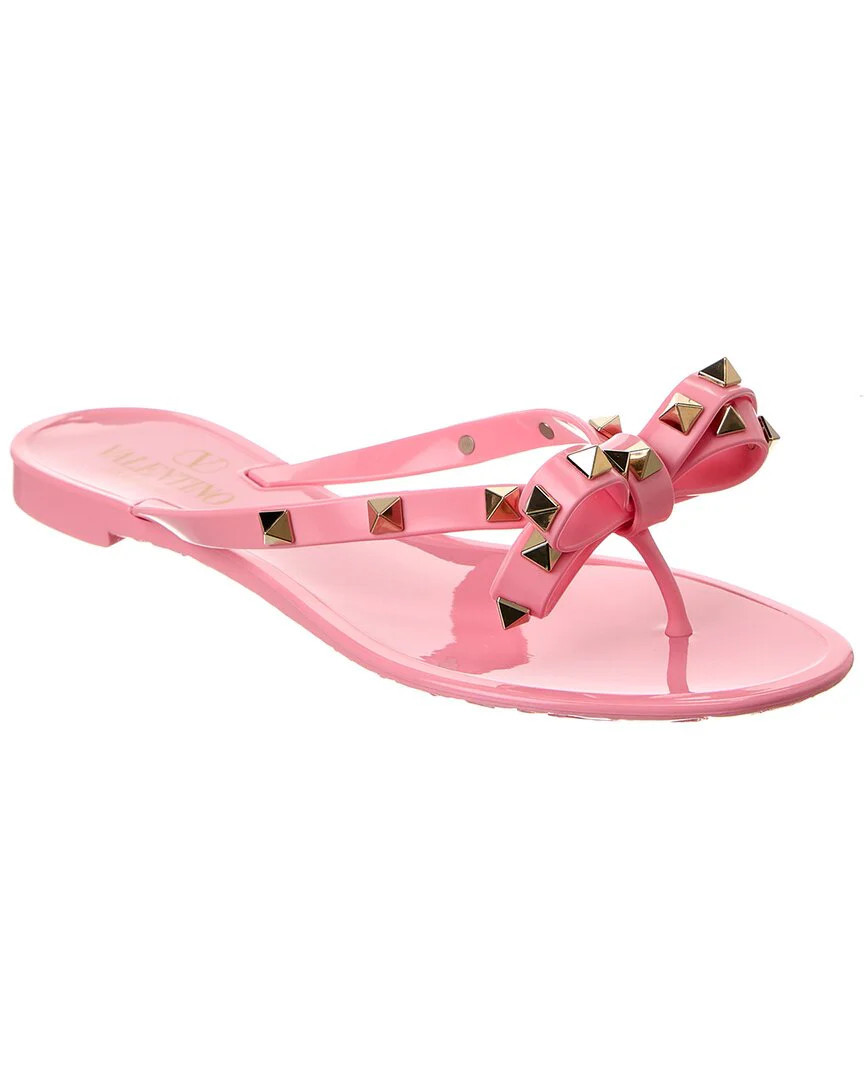 Valentino Rockstud Rubber Flip Flop | Shop Simon