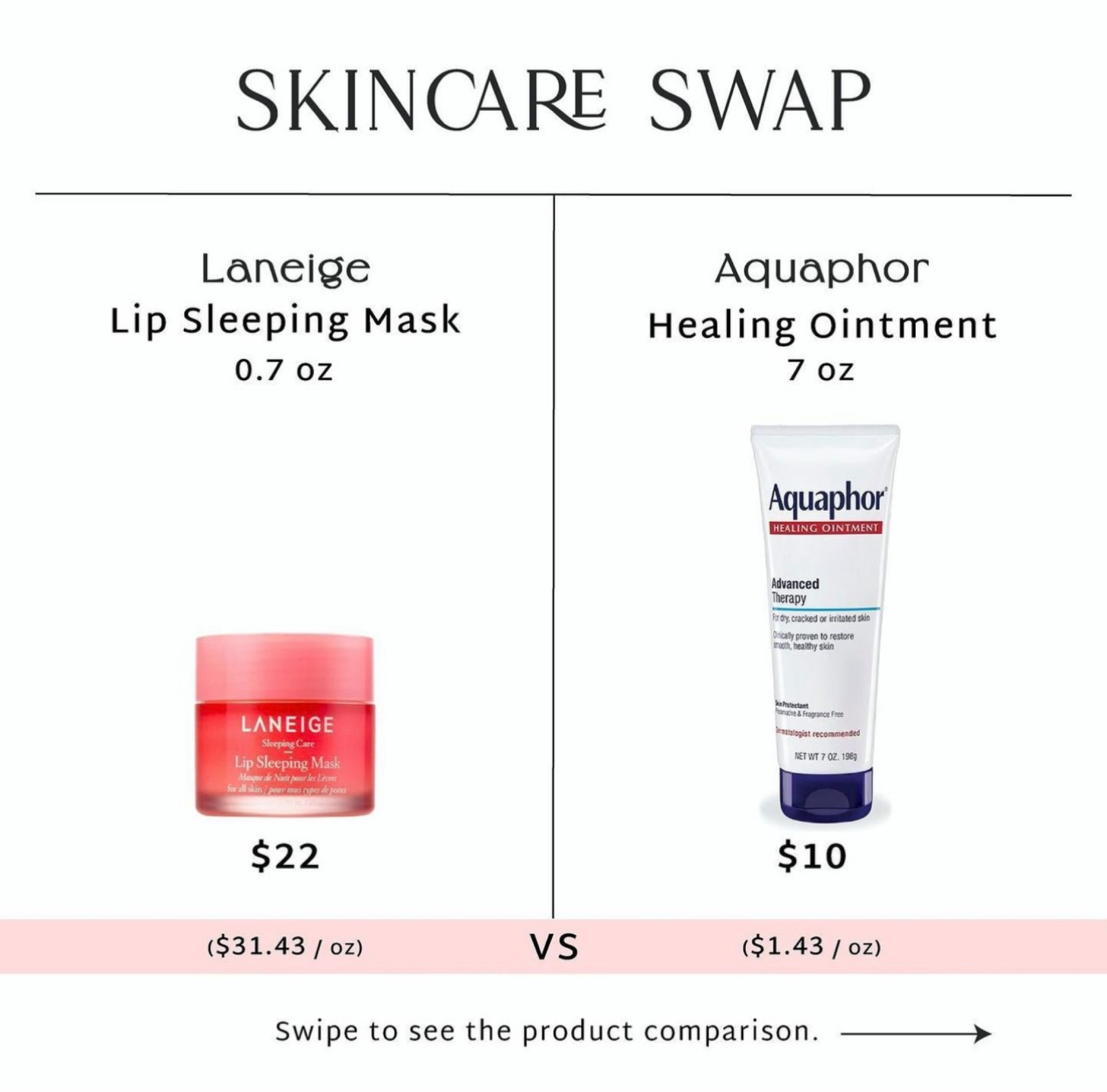 Skincare Swap! Refer to our IG @mama.dermdoc for the full comparison! Both are great products-so go with the formulation and price tag you prefer! 

#LTKfindsunder50 #LTKGiftGuide #LTKbeauty
