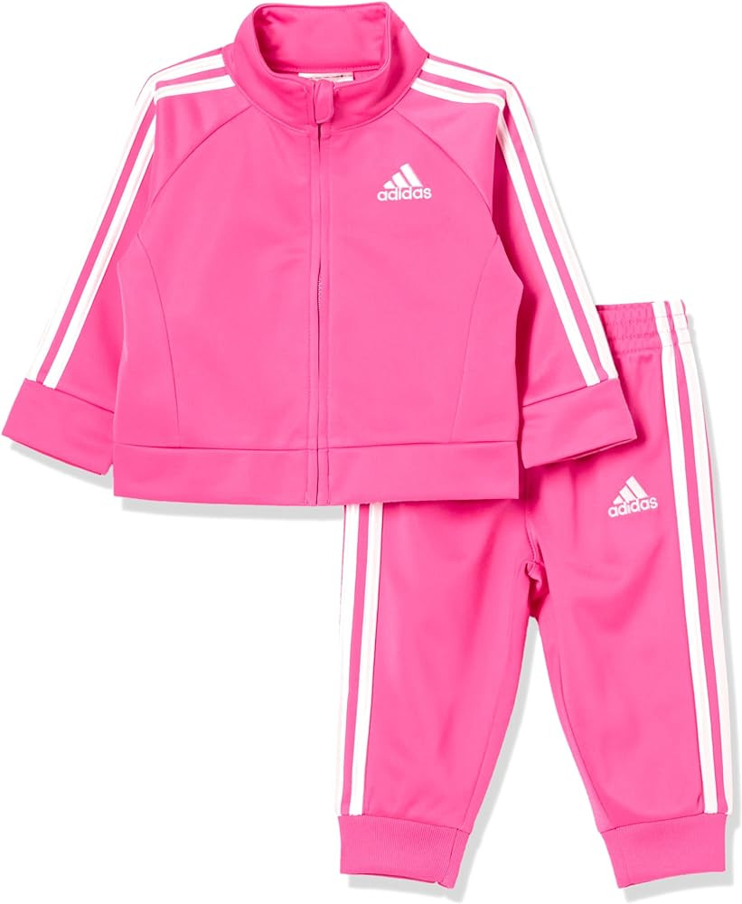 adidas Baby Girls 2-piece Classic Tricot Track Suit Jacket & Pants | Amazon (US)