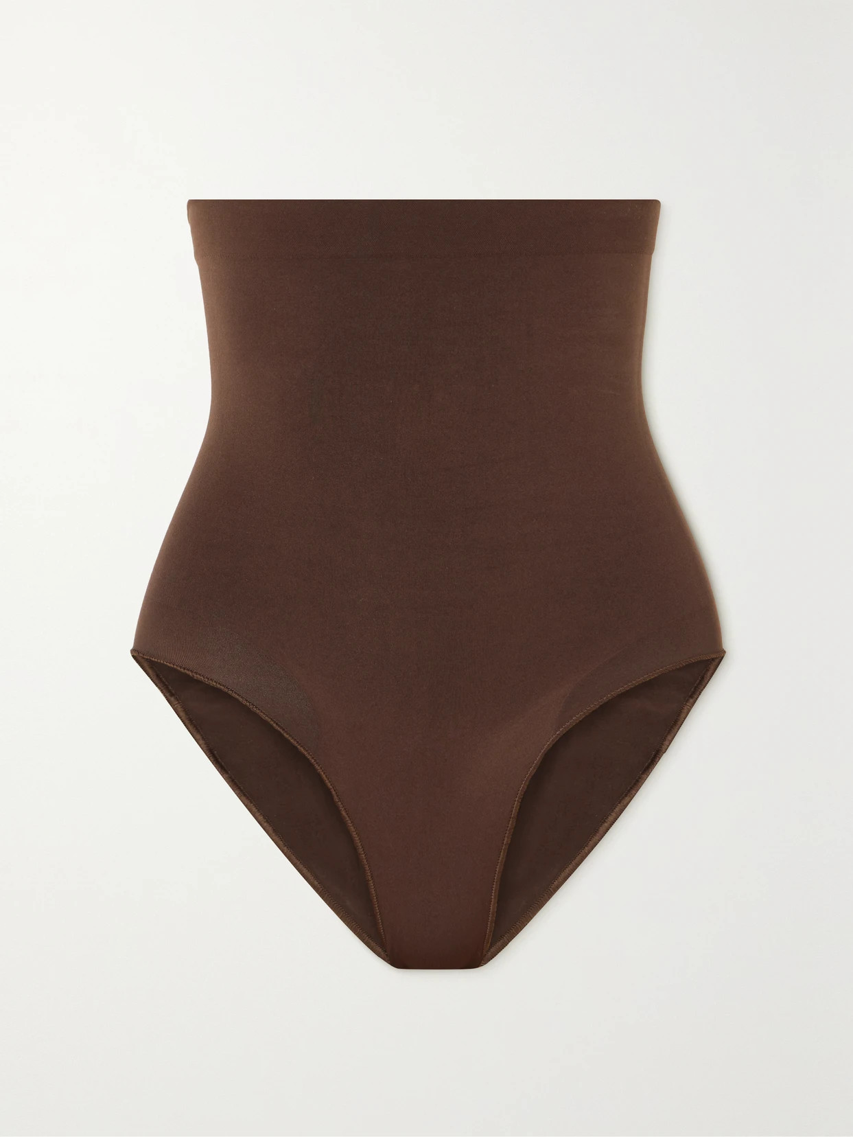 Skims - Seamless Sculpt High Waist Brief - Cocoa | NET-A-PORTER (US)