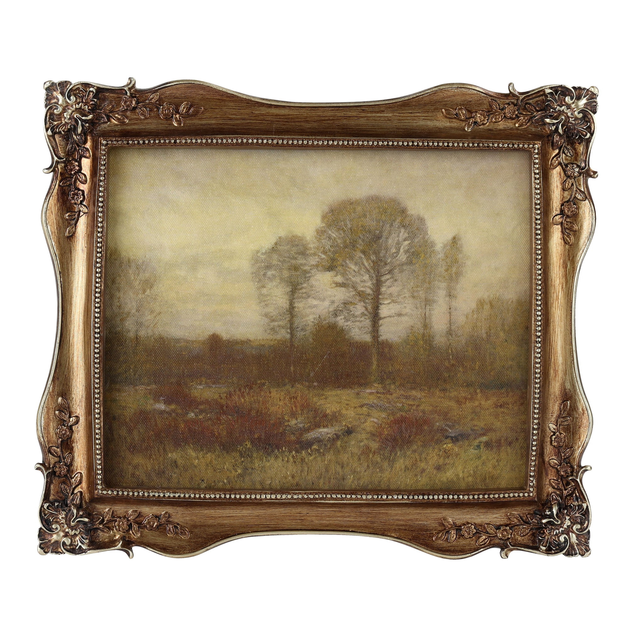 Home Decor Collection Sterling & Noble Home Ornate Gold Framed Fall Landscape Canvas Wall Art | Walmart (US)