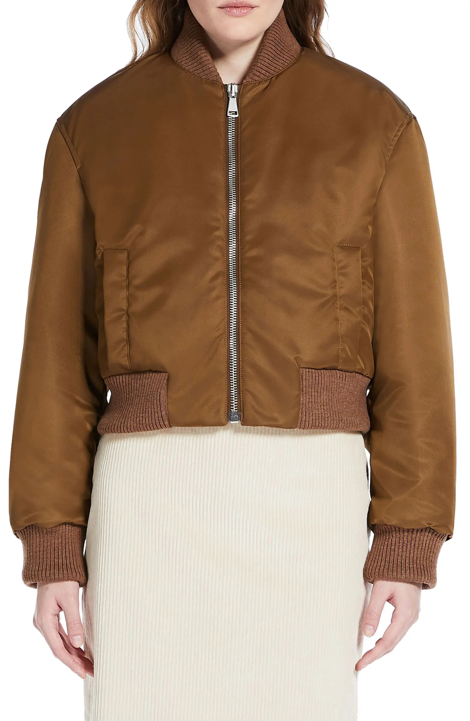 Weekend Max Mara Cloruro Bomber Jacket | Nordstrom | Nordstrom