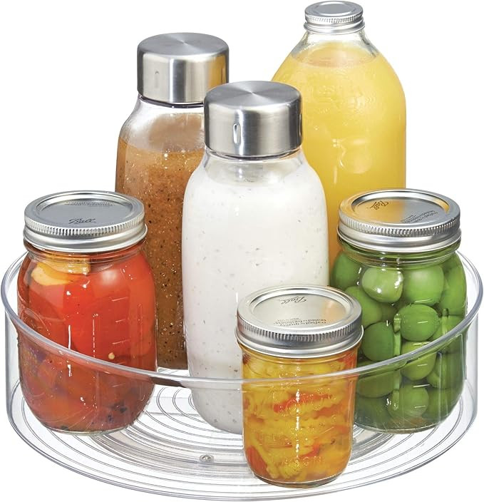 iDesign Fridge Binz 11.5" Rotating Turntable Organizer, Clear | Amazon (CA)