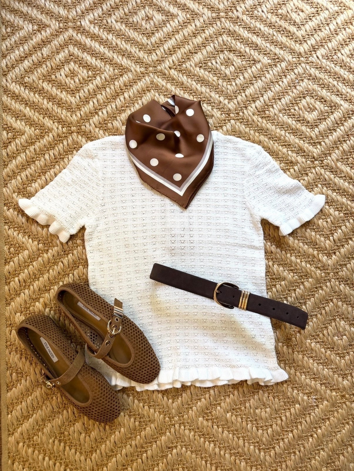 You don’t need much to pull together a great outfit. A simple Nordstrom top and brown accessories are always a combination I love.

#LTKdayinmylife #LTKgrwm #LTKootd