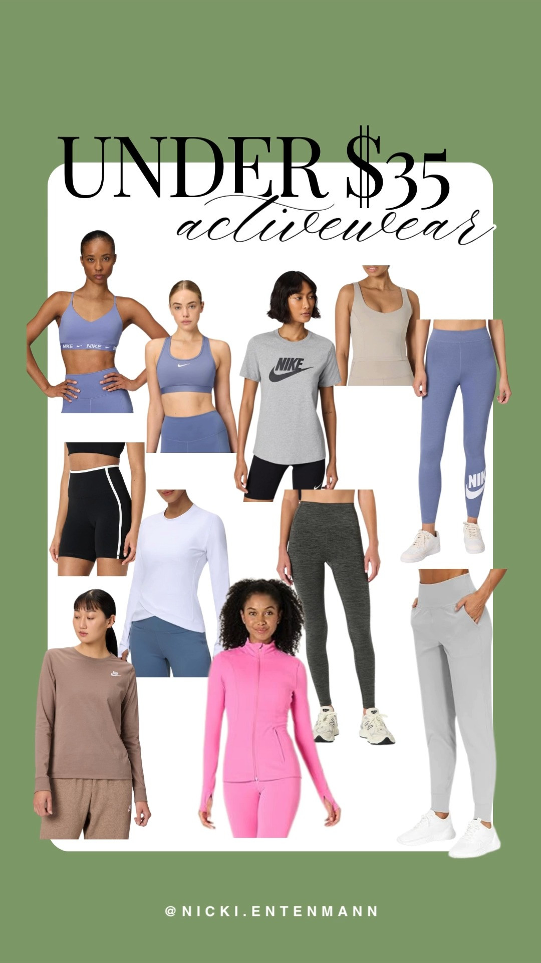 Looking for comfy and stylish athletic wear? Check out these Nike and Amazon Essentials picks, all under $35! Perfect for your next workout. 🏃‍♀️🌟 #AmazonFinds #AthleticWear #WorkoutStyle #BudgetFriendly #FitnessFashion													 

 #LTKfitnessgoals #LTKActive #LTKFindsUnder50