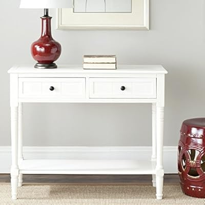 Safavieh American Homes Collection Samantha Distressed/Cream 2-Drawer Console Table | Amazon (US)