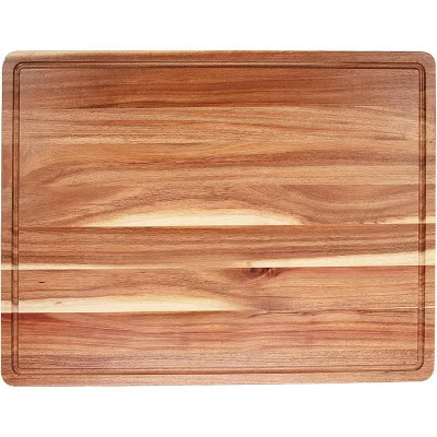 Wooden Cutting Boards for Kitchen, 24" x 18" Large Cutting Board with Juice Groove and Side Handle, Chopping Board, Butcher Block | Target