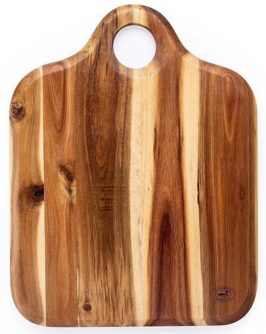 Superior Trading Co. Acacia Wood Cutting Board with Wooden Handle. FDA Approved. 14 x 14 inc. | Amazon (US)