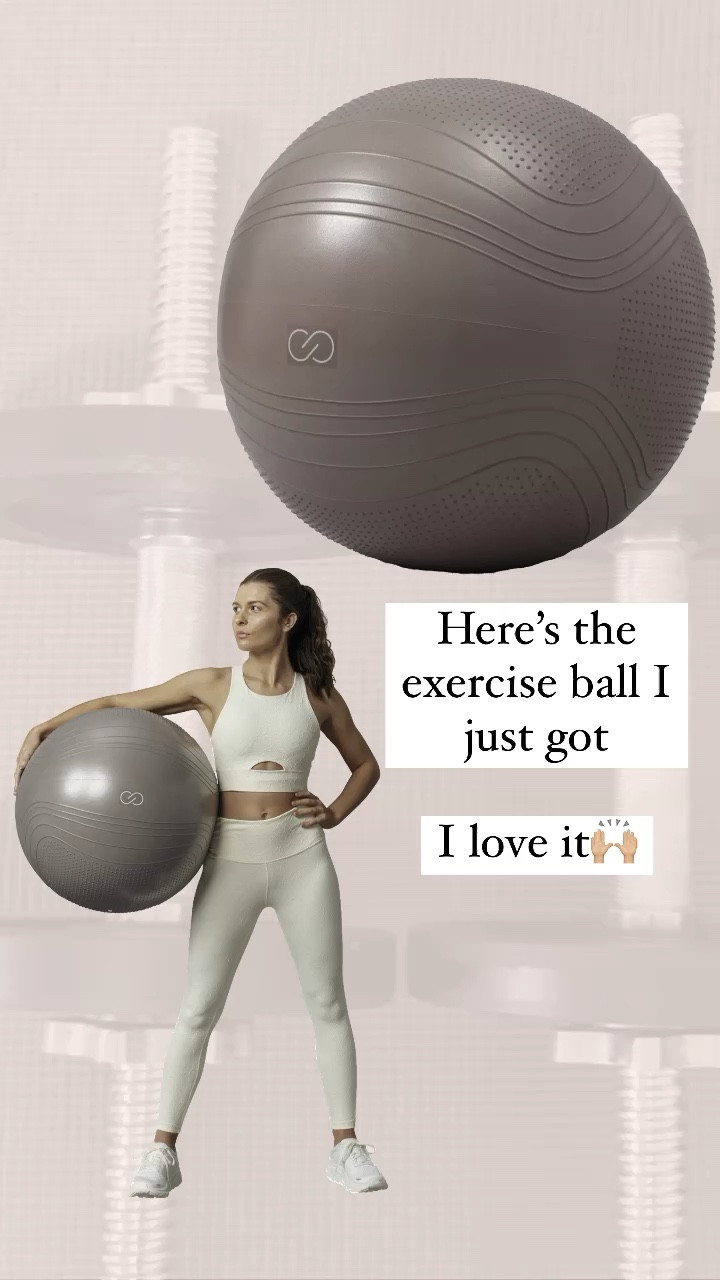 Love this exercise ball for my at home workouts. 🙌🏼

Adjustable dumbbells
Weights 

#LTKfitness #LTKunder50 #LTKhome