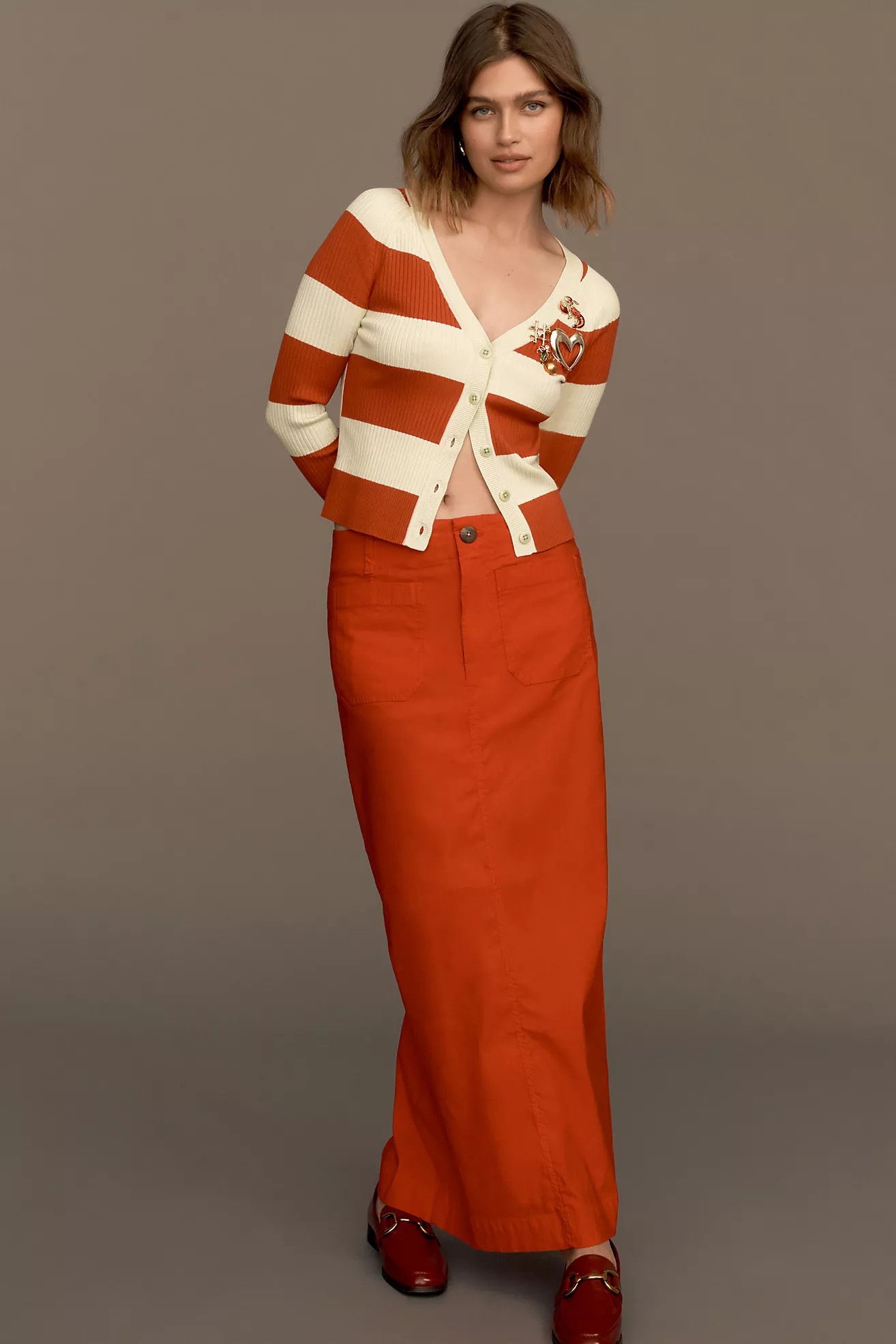 The Colette Maxi Skirt by Maeve | Anthropologie (US)