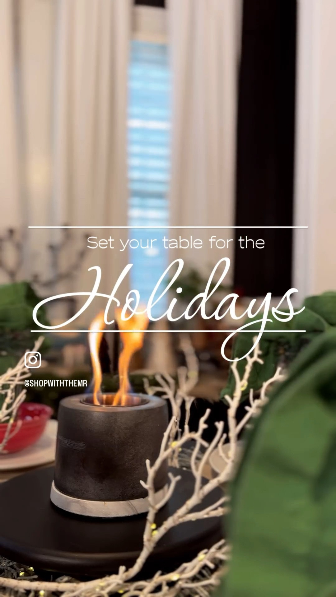 Inspo for a simple, yet gorgeous table setting for the Christmas holiday. Make this holiday season delicious and aesthetically pleasing with a tabletop fire pit as the cherry on top.  

Merry Christmas! 

#LTKSeasonal #LTKHoliday #LTKhome