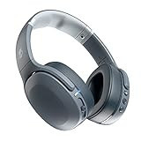 Skullcandy Crusher Evo Wireless Bluetooth Headphones with Extra USB-C Charging Cable, Multi-Sensory Bass, Noise Isolating Over-Ear Fit, 40 Hours Battery, Microphone for iPhone Android - Chill Grey | Amazon (US)