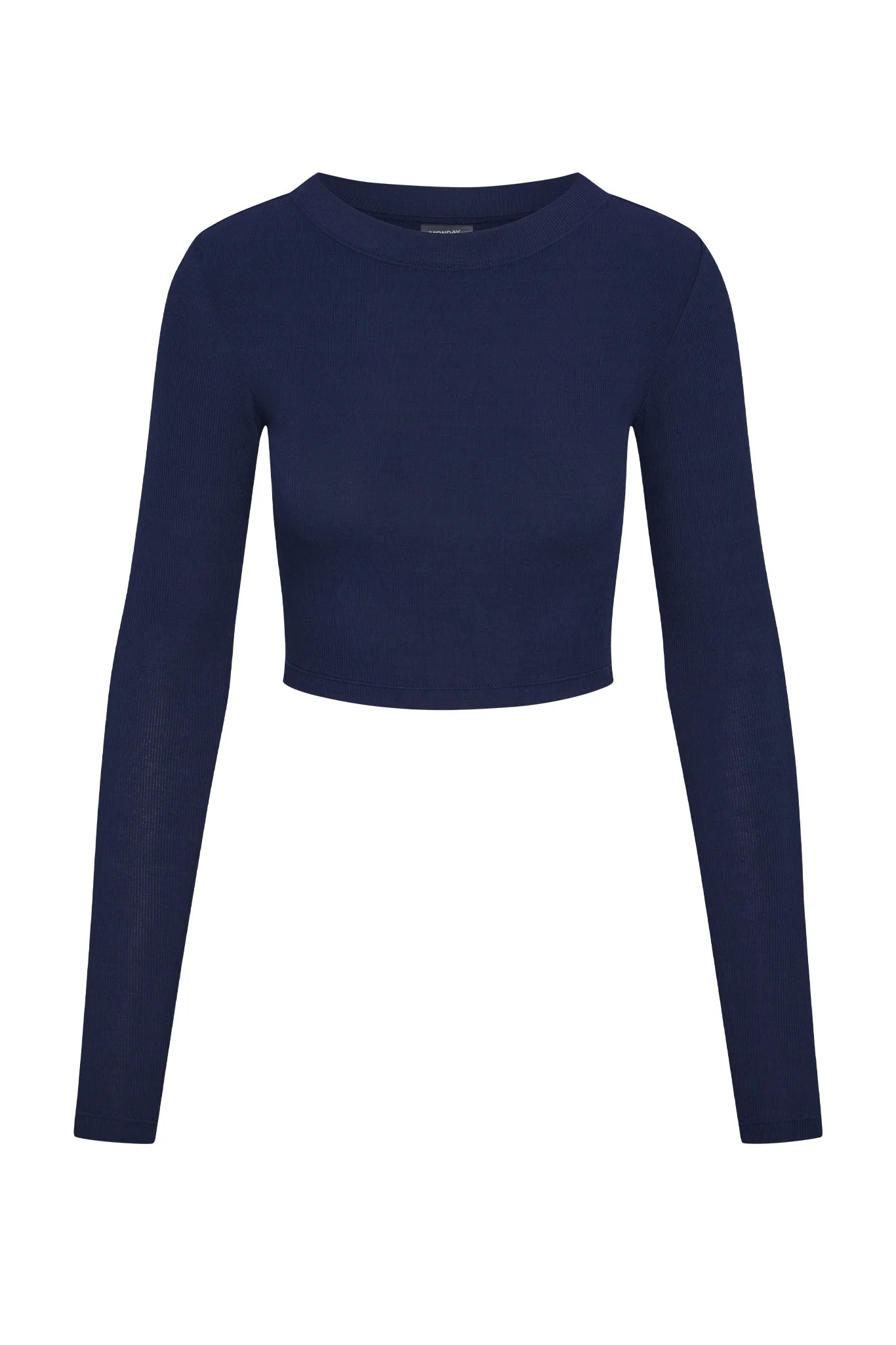 Hayworth Long Sleeve - Midnight Lightweight Rib | Monday Swimwear