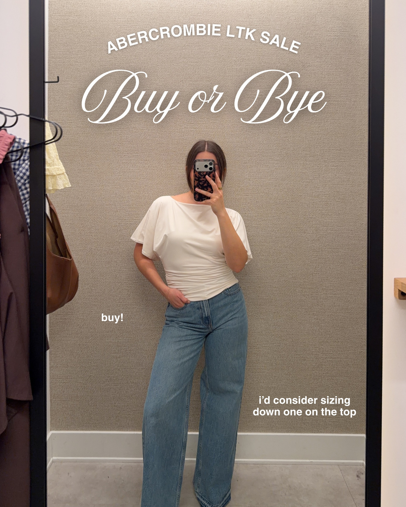 BUY OR BYE: Abercrombie spring arrivals x LTK Sale ✨  Use code AFLTK for 25% off!

TTS:
- both jeans
- workout set
- quilted gingham jacket
- white v-neck top
- flutter tops

suggest sizing down:
- white linen pants
- brown skirt

Spring fashion, spring skirt set, linen set, spring denim.

#LTKSpringSale #LTKActive #LTKootd