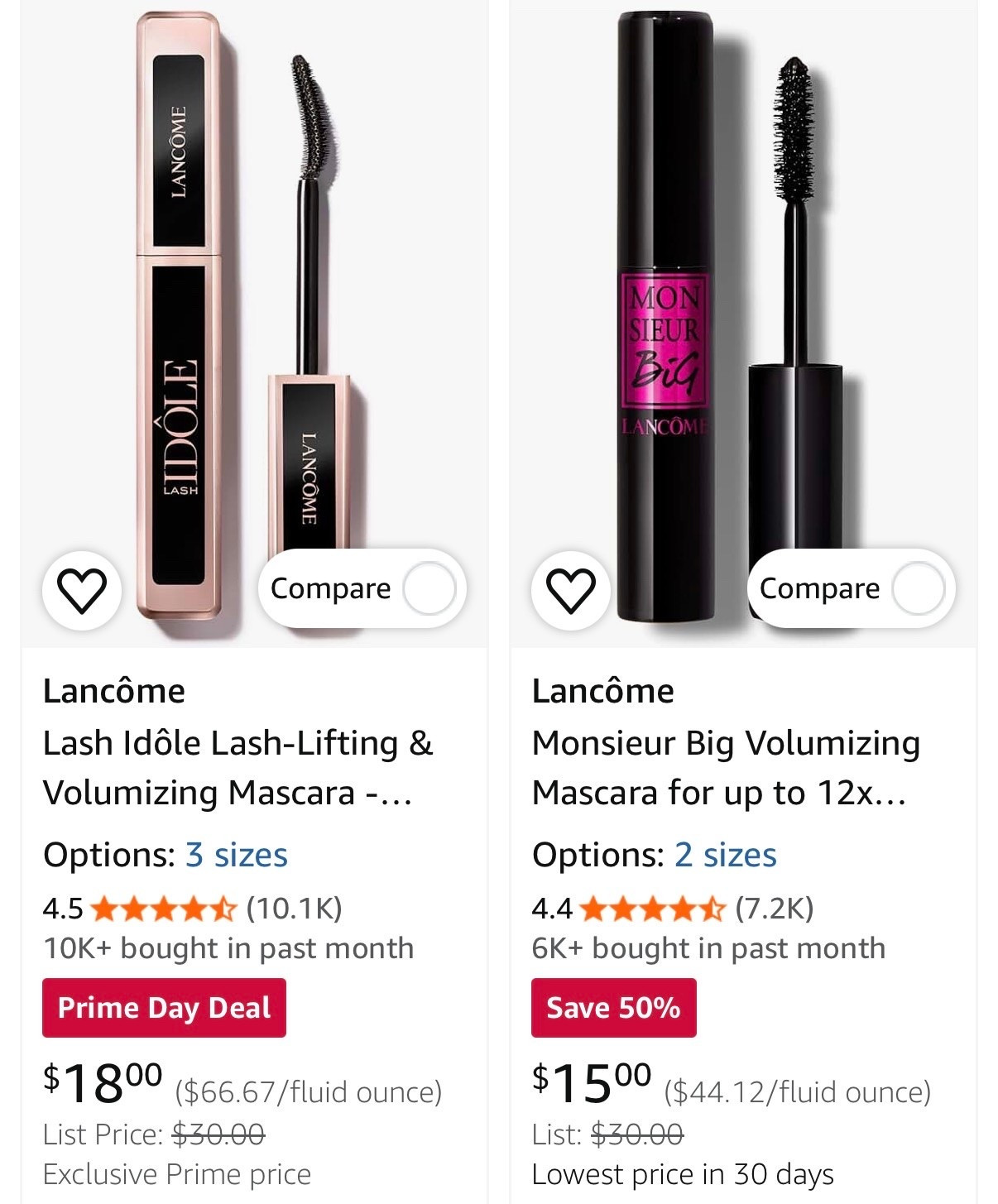 Amazon Prime Day deal on Lancôme Mascara- the best mascara for wimpy lashes like mine!

#LTKgrwm #LTKSaleAlert #LTKBeauty