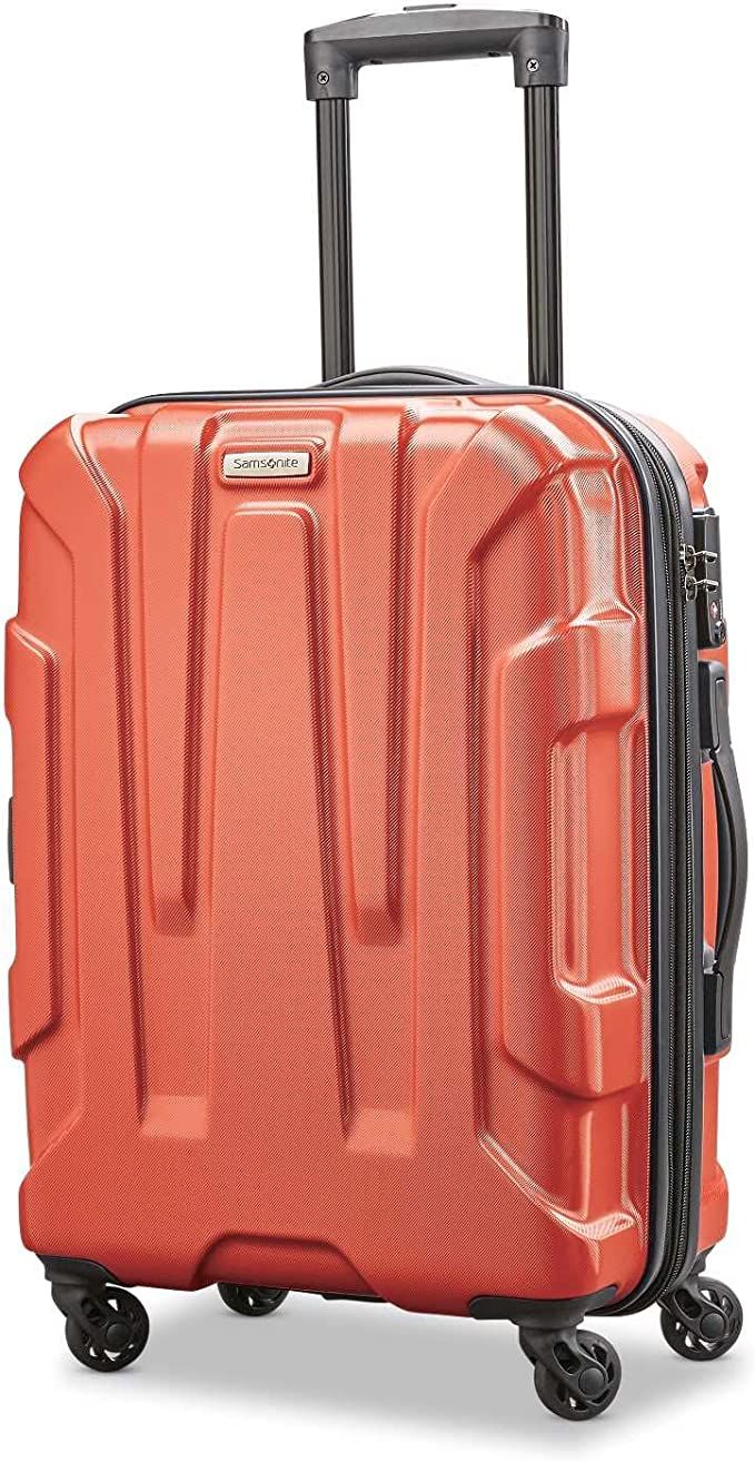 Samsonite Centric Hardside Expandable Luggage with Spinner Wheels, Burnt Orange, Carry-On 20-Inch | Amazon (US)
