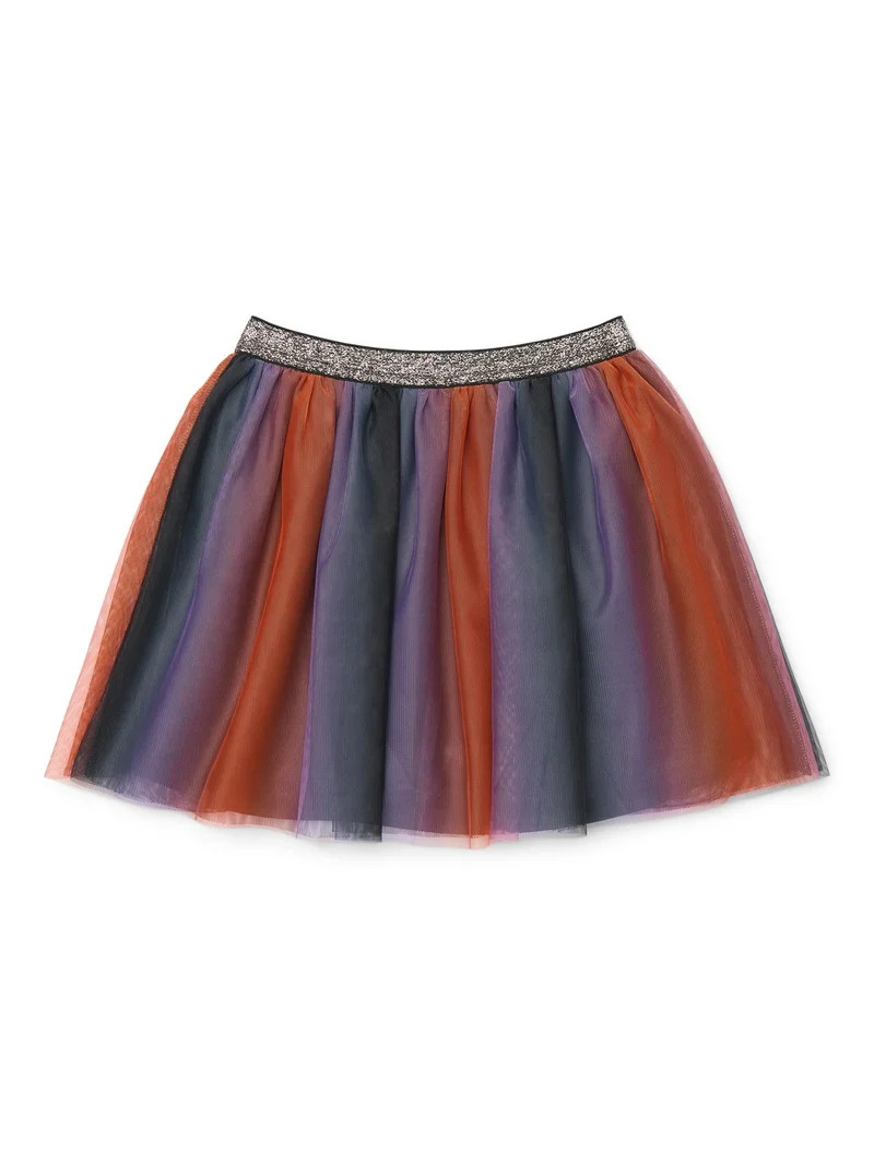 Way to Celebrate Girls Halloween Tulle Skirt, Sizes 4-18 | Walmart (US)
